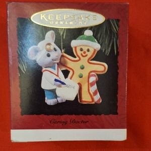 Hallmark Keepsake Ornament - Caring Doctor with Mouse and Gingerbread